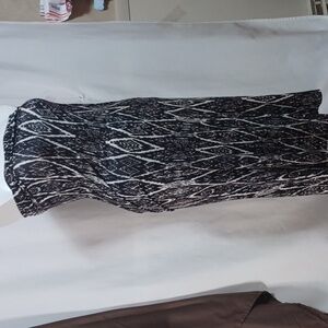 B JEWEL WOMENS DRESS SIZE L strapless rayon spandex blend materials